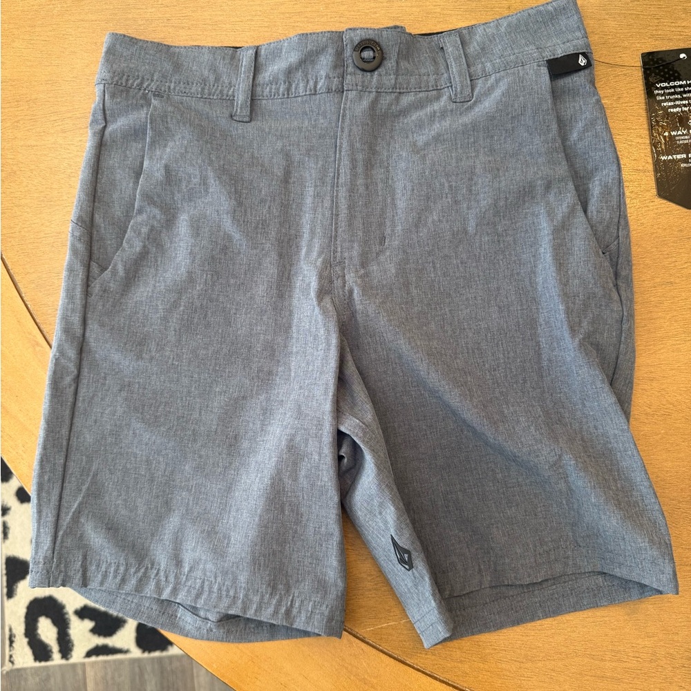Volcom Gray Casual Shorts Tailored Fit